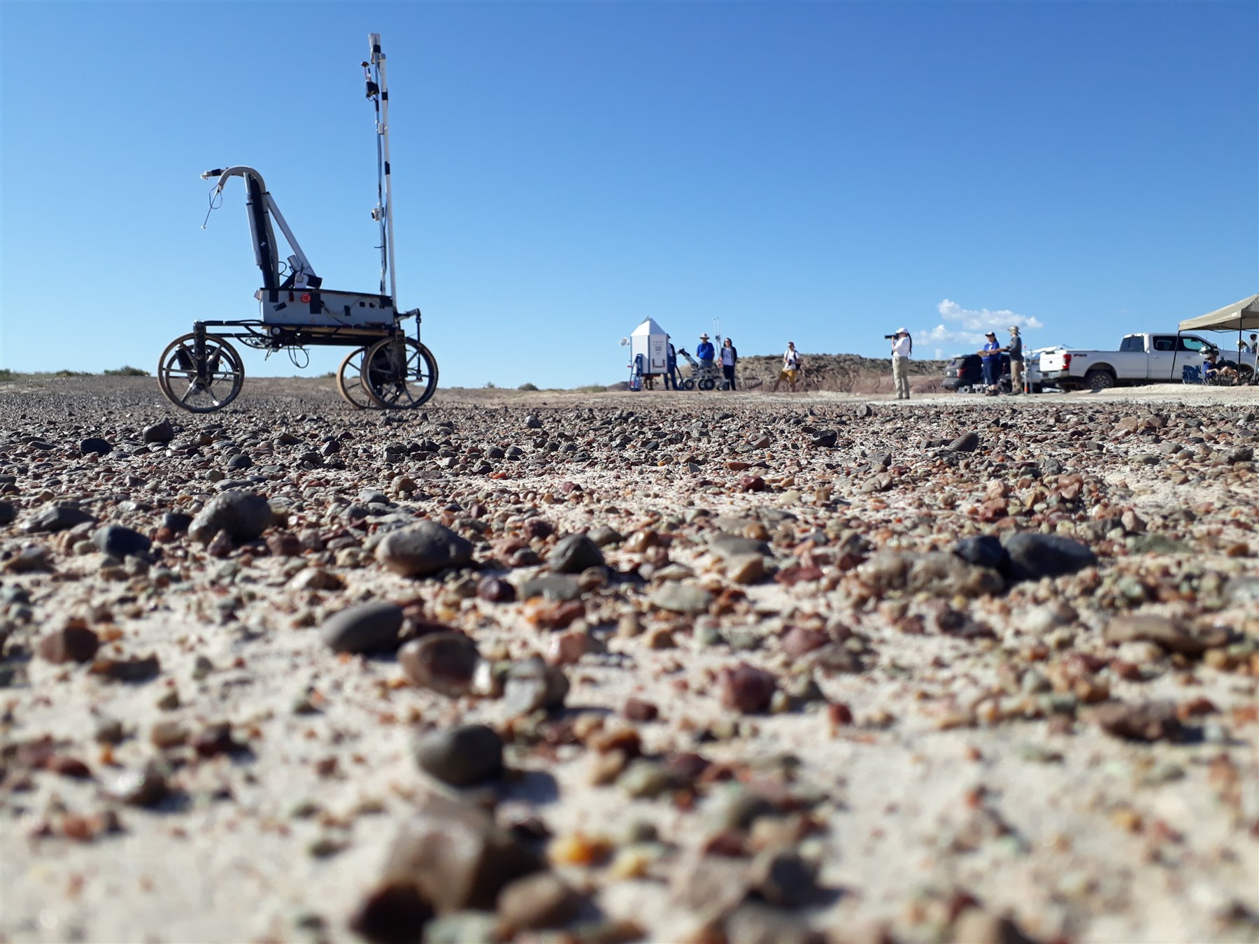 Mongol Tori rover viewed from ground level